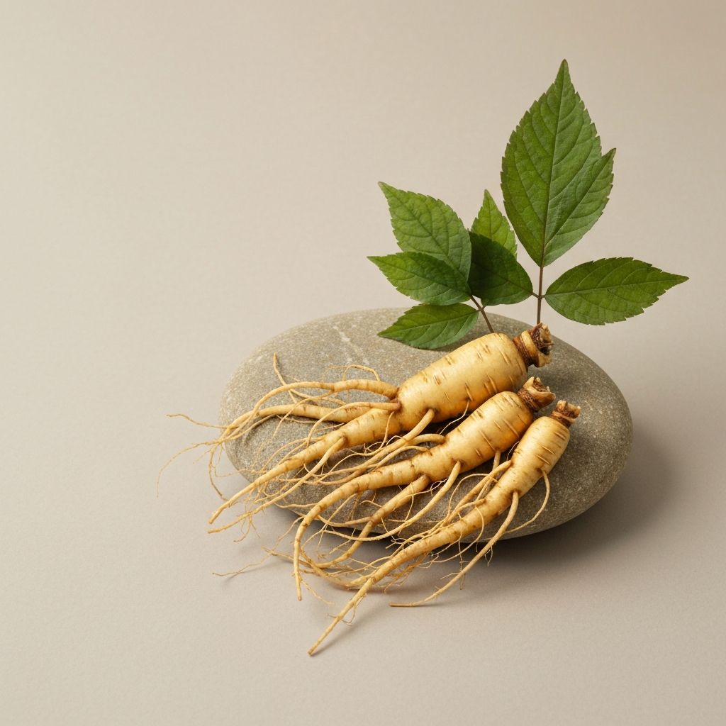 Panax ginseng Wurzeln